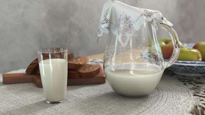 现代食物饮料3D模型下载